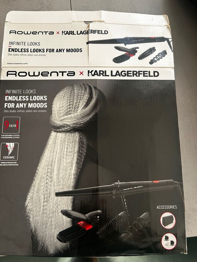 Plancha pelo Rowenta x Karl Lagerfeld