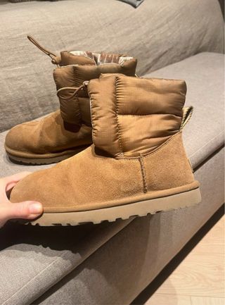 Botas UGG Marrones Piel y Nylon