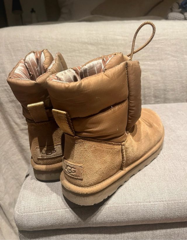 Botas UGG Marrones Piel y Nylon