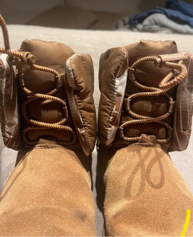 Botas UGG Marrones Piel y Nylon