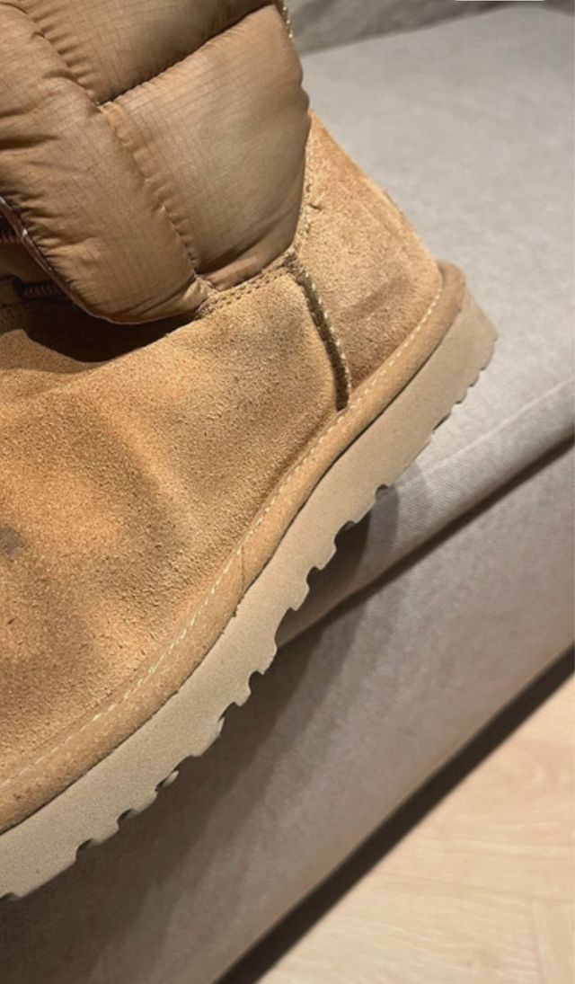 Botas UGG Marrones Piel y Nylon