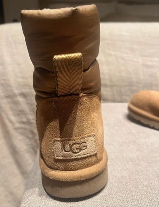 Botas UGG Marrones Piel y Nylon