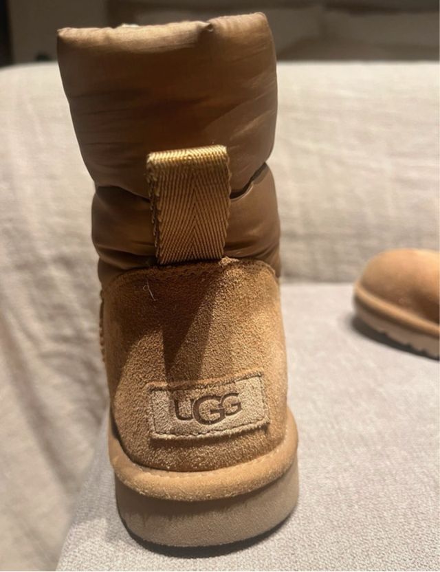 Botas UGG Marrones Piel y Nylon
