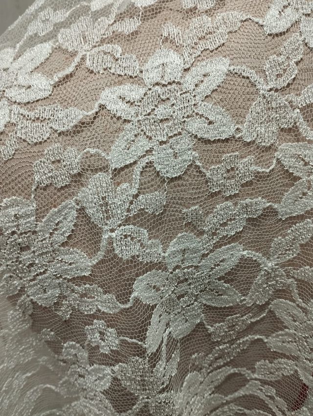 Mantilla Fallera Niña Blanca