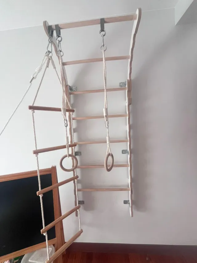 Escalera Rusa Gimnasia Infantil Madera