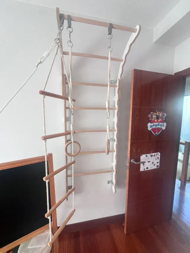 Escalera Rusa Gimnasia Infantil Madera