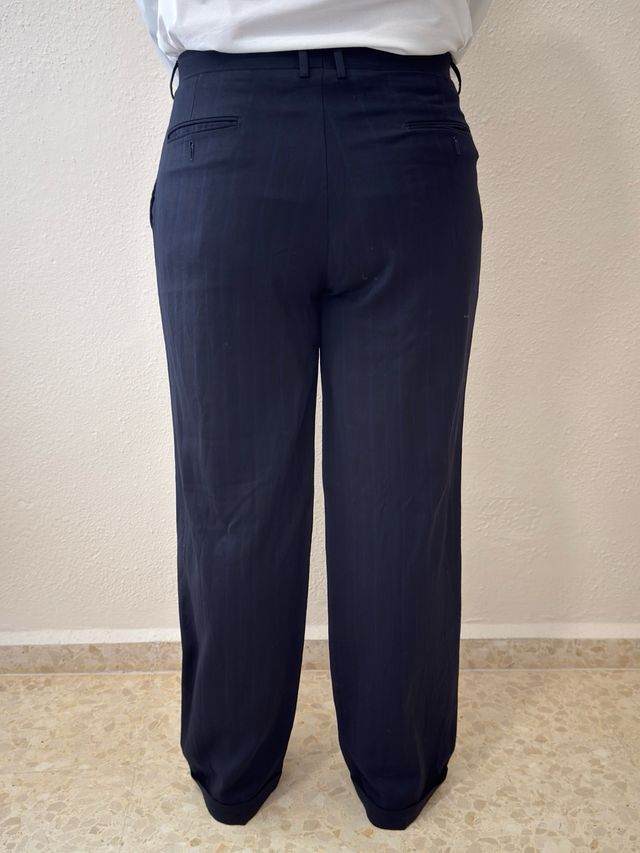 Pantalón de vestir hombre talla 46 azul