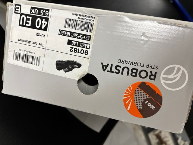 Zapatos de seguridad negros talla 40