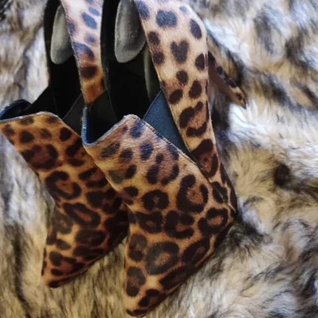 Botines Nine West Leopardo Talla 37