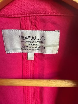 Cazadora Biker Rosa Trafaluc Talla M