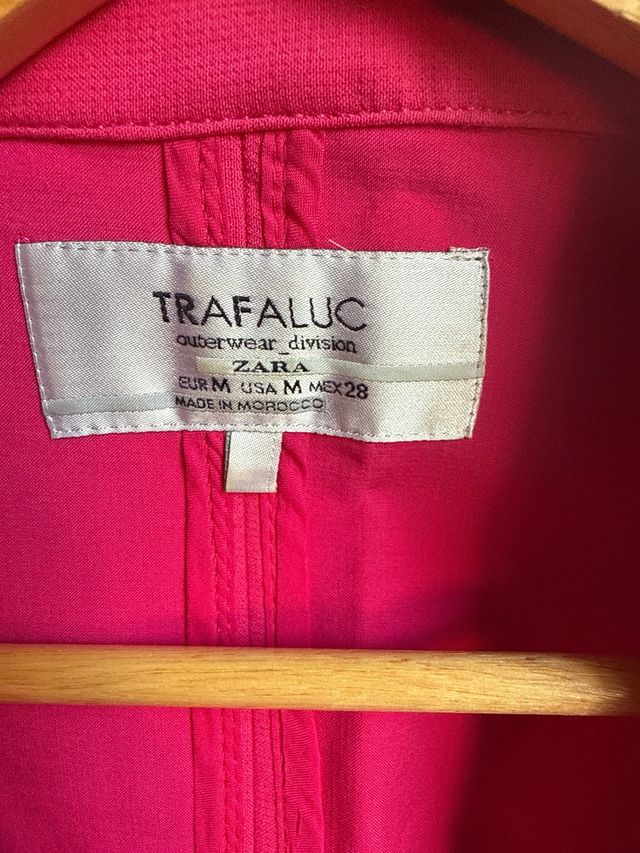 Cazadora Biker Rosa Trafaluc Talla M