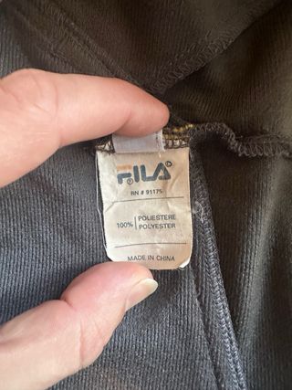 Sudadera Fila Talla XL Azul y Gris