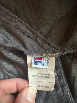 Sudadera Fila Talla XL Azul y Gris