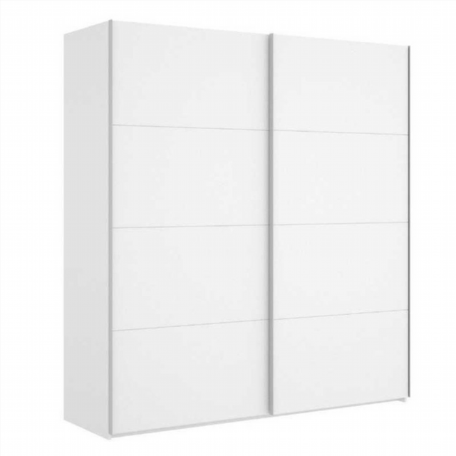 Armario 180x204x65 cm 2 Puertas Correderas. Blanc