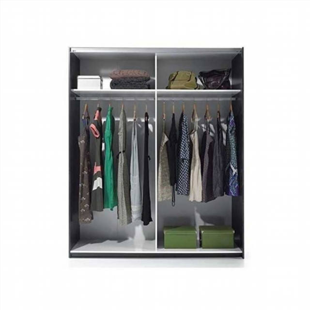 Armario 180x204x65 cm 2 Puertas Correderas. Blanc