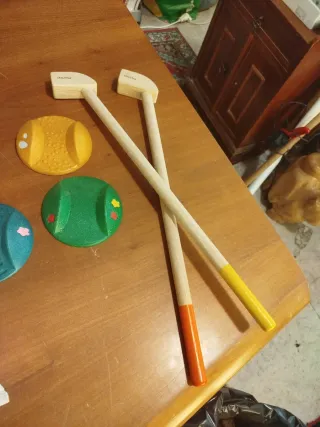 Gioco minigolf in legno con sacca