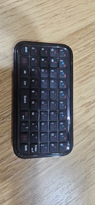 Mini teclado Bluetooth negro