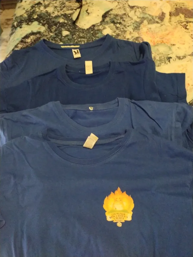 Lote 4 camisetas algodón Falla Colmenar