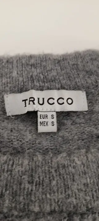 Jersey gris oversize lana mohair Trucco T.S