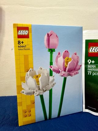 Lego 40647 Lotus Flowers + 30701 Field Botanicals
