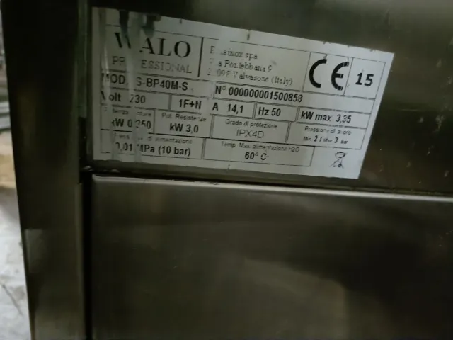 Lavavajillas Walo Prof. Usado