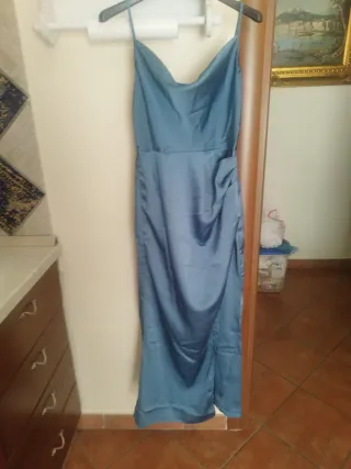 Abito elegante blu taglia XS