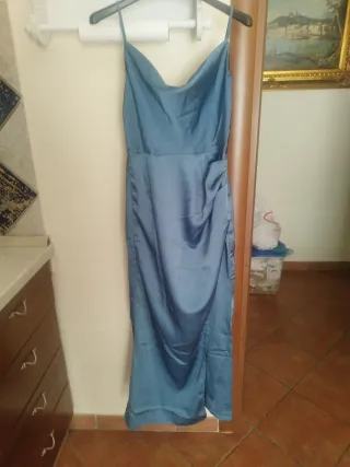 Abito elegante blu taglia XS