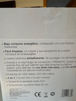 Freidora dietética Freimatic 5L