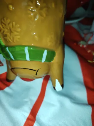 Tazza natalizia con 2 appendini