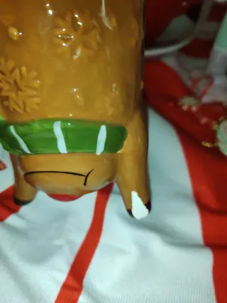 Tazza natalizia con 2 appendini