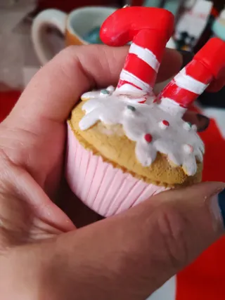 Tazza natalizia con 2 appendini