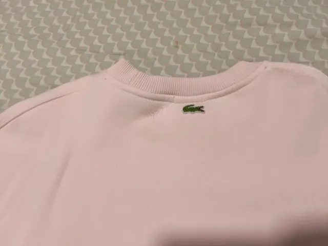 Sudadera Lacoste Rosa Original Hombre