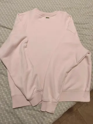 Sudadera Lacoste Rosa Original Hombre