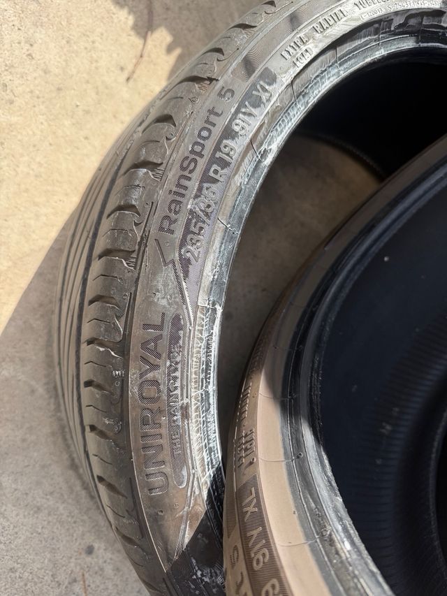 Neumáticos Uniroyal 235/35/19 Dos unidades