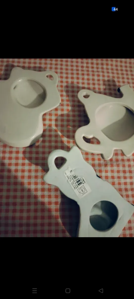 Appendini decorativi gatto, teiera, cappello