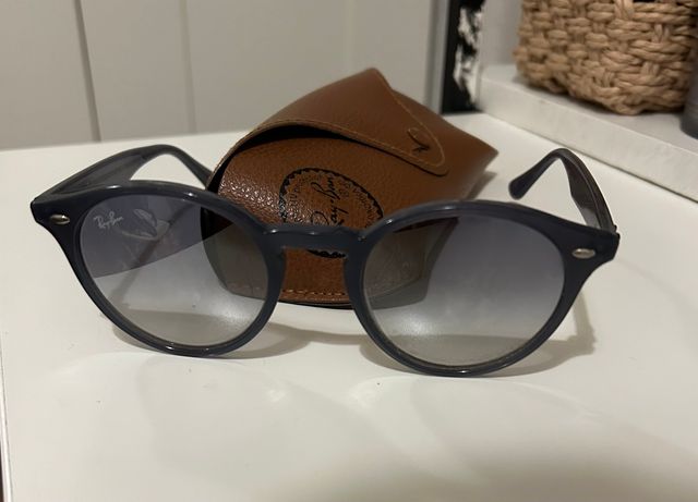 Gafas Ray-Ban Azules con Estuche Marrón
