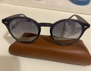 Gafas Ray-Ban Azules con Estuche Marrón