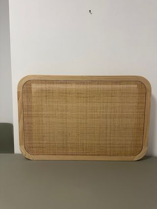 Cabecero Reyna 90cm Sklum Ratán y Madera