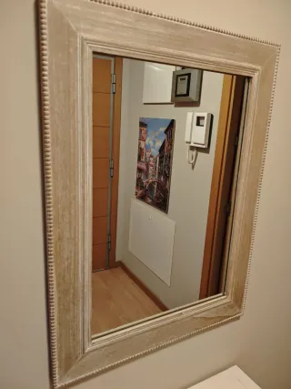 Mueble recibidor Maisons du Monde con espejo