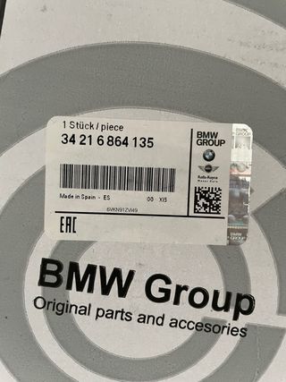 Discos Traseros deportivos BMW MINI