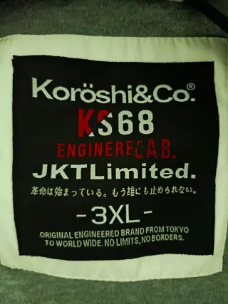 Cazadora Koroshi Hombre XXL blanca