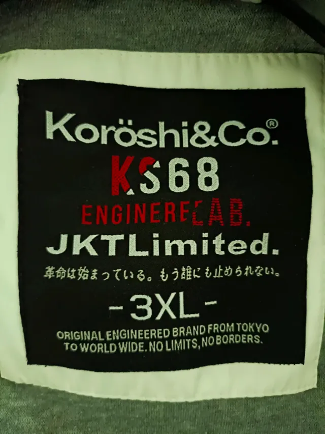 Cazadora Koroshi Hombre XXL blanca