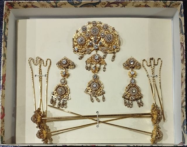 Aderezo fallera dorado