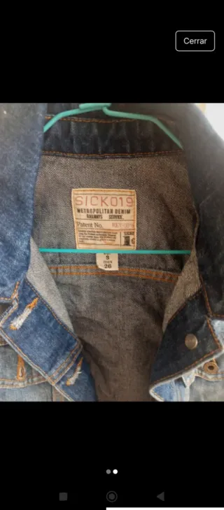 Chaqueta vaquera azul