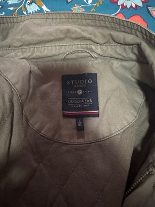 Chaqueta parka verde militar