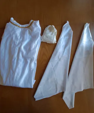 Disfraz Ángel Italka 10/12 años + medias