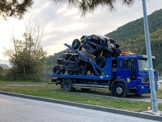 gruas doble piso y cuchara