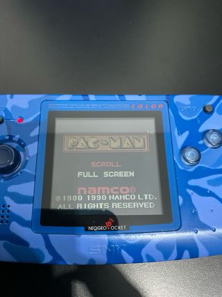 SNK Neo Geo Pocket Color Camuflaje Azul