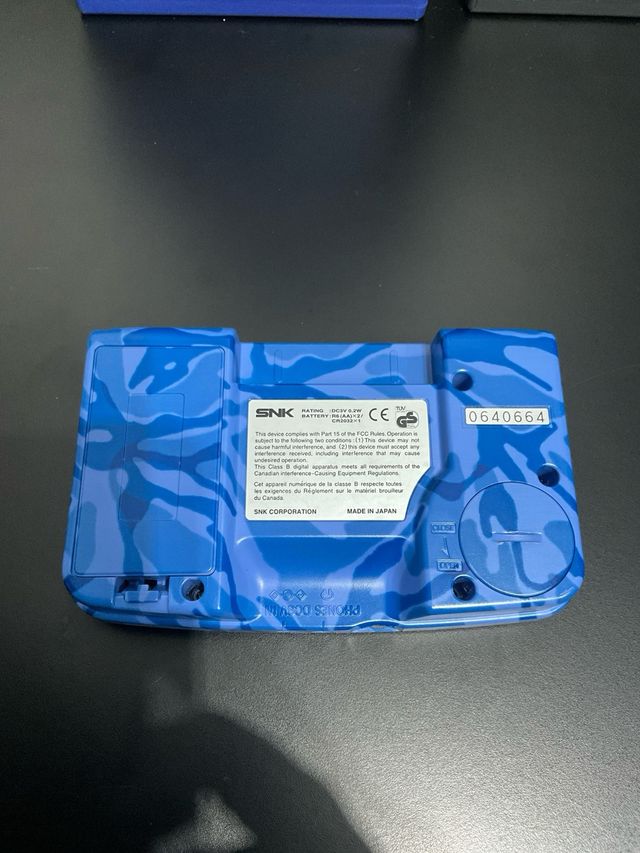SNK Neo Geo Pocket Color Camuflaje Azul