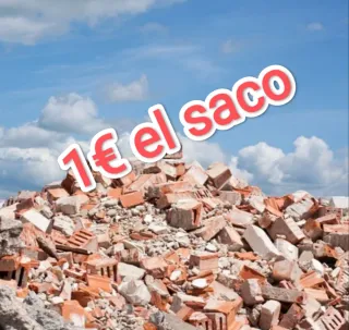 rerirada de escombros a 1 en Alicante